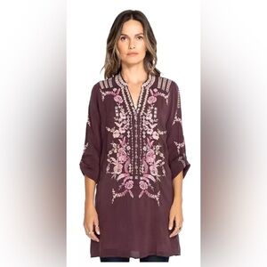 Johnny Was Clio Tunic Top size XS